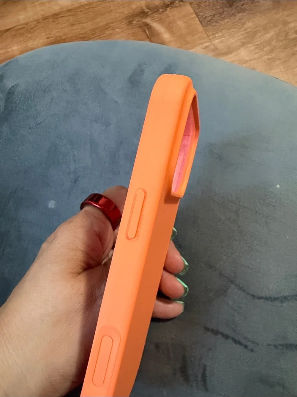 Orange Silicone Phone Case - Protective Cover REASONABLE OFFERS ACCEPTED
